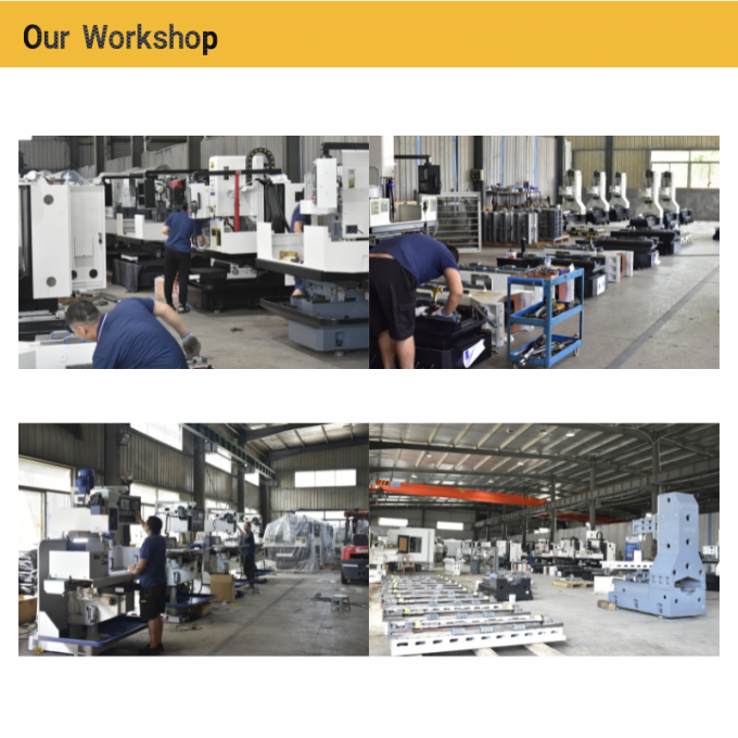 R8 Spindle Vertical CNC Machine Hard Guide Way VMC Milling Machine