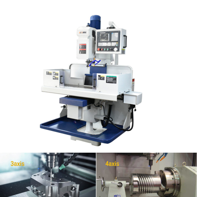80 - 4500r/Min Spindle Speed Vertical CNC Machine 0.025/300mm Positioning Accuracy