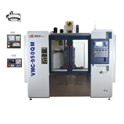 Fully Enclosed Vertical CNC Machining Center Carousel / Side Mount Tool Changer