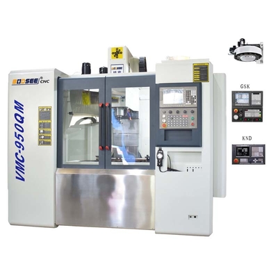 Three Axis High Precision CNC Vertical Milling Machine BT40 Spindle 400kg Max Load