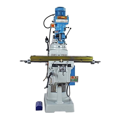 R8 NT30 NT40 Vertical Turret Milling Machine 1270x254mm Worktable Size