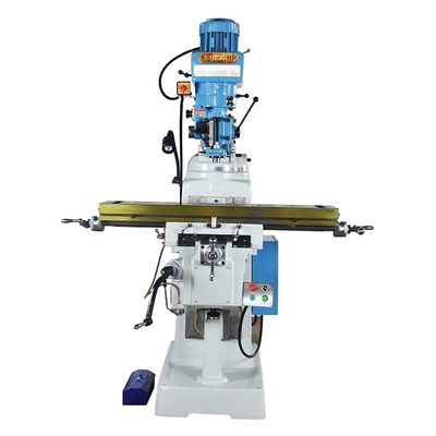 0.04 0.08 0.15 Quill Feed Feeds Turret Head Milling Machine For Metalworking