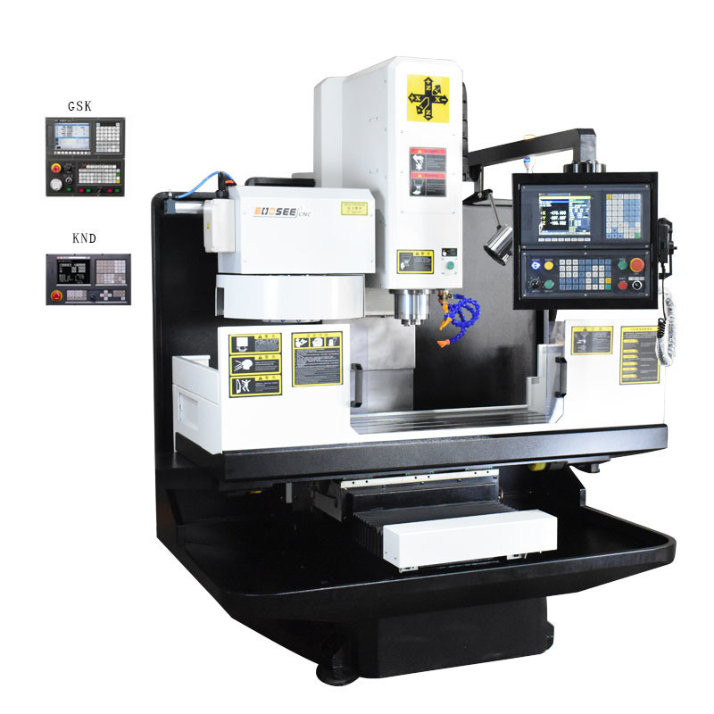 3 Axis 4 Axis VMC High Speed Milling Machine 12 Pcs Tool Capacity For