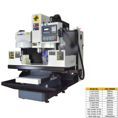 Vertical Precision CNC Machining Center 0.01mm Positioning Accuracy