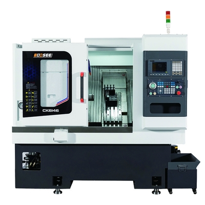 Precision Metal Turning CNC Lathe Machine Horizontal Slant Bed CNC Lathe For metal processing