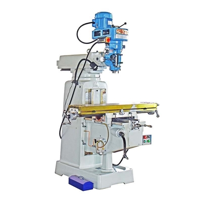 Industrial X Y Z 3 Axis Turret Vertical Milling Machine For Metal Working
